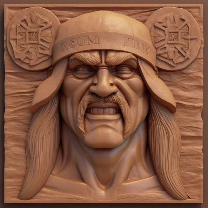 Characters (st Hulk Hogan 3, HERO_2699) 3D models for cnc